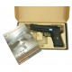 Страйкбольный пистолет WE Beretta M92F CO2, черный, Weaver, WE-M008-M9A1-CO2